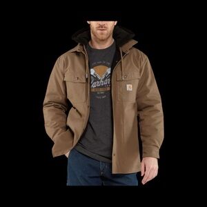Carharrt Mens QUICK DUCK® ROANE Hoodie Shirt Jacket XL